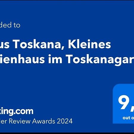 Haus Toskana, Kleines Ferienhaus Im Toskanagarten Bad Sulza Esterno foto
